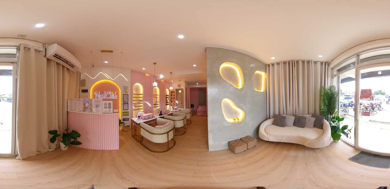 Client One virtual tour thumbnail salon lobby